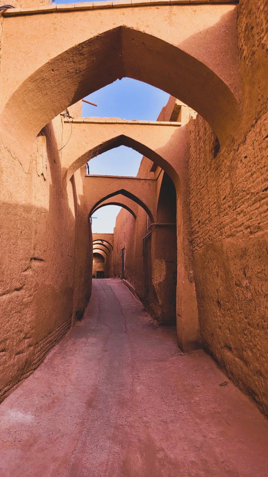 کوچه‌های خشتی یزد